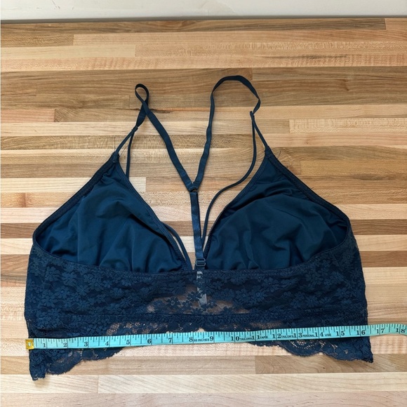 Charlotte Russe Bralette Navy Blue Plus Size 1X EUC - Picture 4 of 7